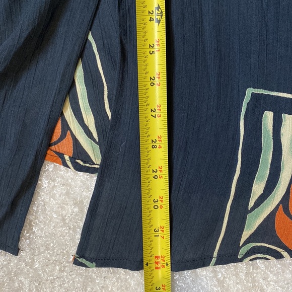 Componix - Marsha Brander Vintage USA Abstract Art Faux Wrap Full Skirt 10 - Picture 14 of 15